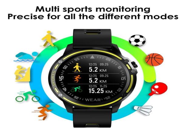 2019 NOUVEAU L8 IP68 SMART RESTANT SMART WORD ECG CAROAL PRESSION MULI EXERCICE BRACELET SMART3419545