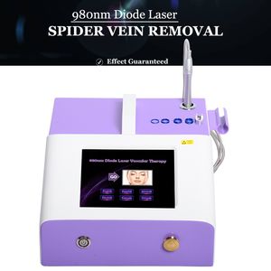 2019 Beste Laser Spider Veins Verwijderingsmachine 980nm Laser Vasculaire Spinicose Spider Adsen Verwijdering Apparaat Anti Rood Bloed Verbeter Couperose Skin