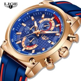 2019 nouvelles montres pour hommes montre de Sport pour hommes de marque supérieure chronographe montre-bracelet à Quartz étanche Relogio Masculino Box305D