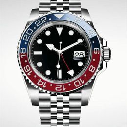 2019 Nuevo reloj de pulsera para hombre Basilea Rojo Azul Reloj de acero inoxidable 126600 Reloj para hombre con movimiento automático 254Y