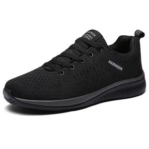 2019 nouvelle maille hommes chaussures décontractées Lac-up hommes chaussures léger confortable respirant marche baskets Tenis Feminino Zapatos