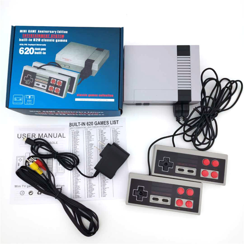 620 giochi Video Player portatile Mini Classic Game Console con scatola di vendita al dettaglio