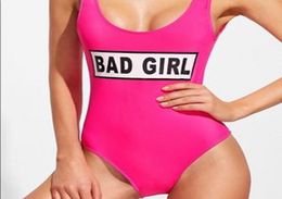 2019 neue Monokini Bademode Frauen Bulls Bodysuit Ein Stück Brief Badeanzug Bikini Basketball Rot Sport Overalls Sexy Kostüm8538357