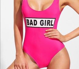 2019 neue Monokini Bademode Frauen Bulls Bodysuit Ein Stück Brief Badeanzug Bikini Basketball Rot Sport Overalls Sexy Kostüm4983336