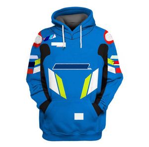 Nieuwe bedrukte motorfiets hoodie met automatisch logo printen sweatshirt capuchon coat jas gsxr gxs moto kleding trui plus fleece