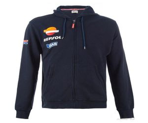 2019 Nieuwe Motorjas Sweatshirt voor HONDA Racing Team Moto Men039s Sport voor Repsol Hoodies Winddicht Zwart Rood5002415