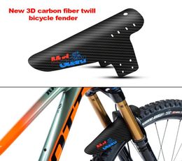 2019 Nuevos accesorios para bicicletas de montaña Guardabarros 3d Fibra de carbono Sarga Ciclismo Mtb Guardabarros Guardabarros trasero Alas para bicicletas de carretera Goods6305439