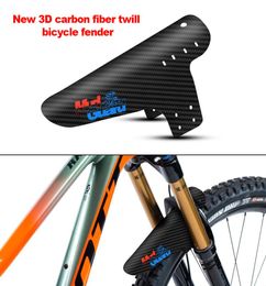 2019 Nouveaux accessoires de vélo de montagne Gud Gudgar 3D Fibre en carbone Twill Cycling Fender Fender Mud Guard Ailes pour les marchandises de vélo de route1611249
