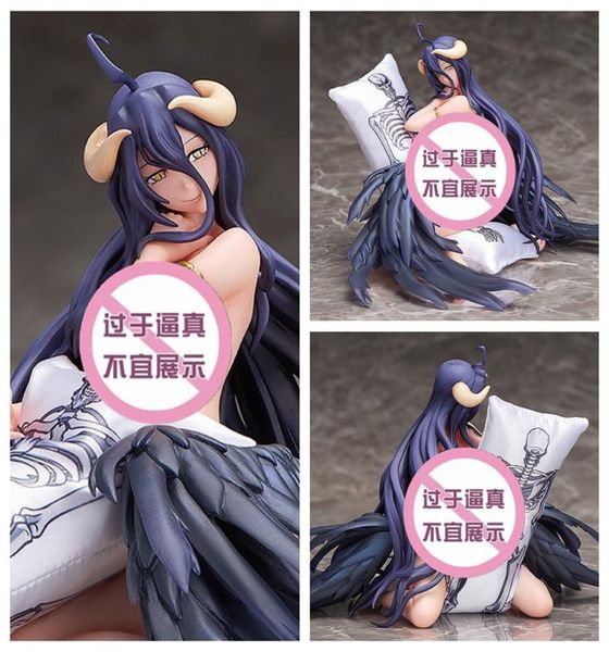 2019 New Overlord Albedo Girl Fig Figurine Anime Cartoon Action Figura PVC Toys Collection Figuras para amigos Regalos Mddel Doll9857837