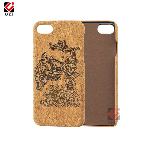 Coque de téléphone en liège naturel, résistante aux chocs et à l'eau, à la mode, pour iPhone 6 7 8 11 12 X XR XS Max, 2021