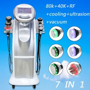 Machine amincissante à Cavitation RF 80k, avec 7 poignées/corps à ultrasons 40k, nouvelle Profession 2022