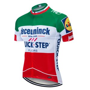 2020 Nieuwe Quick Step Team Fietsen Jersey Gel Pad Bike Shorts Set MTB SoBycle Ropa Ciclismo Mens Pro Summer Bicycling Maillot Wear