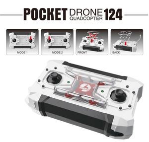 2022 el más nuevo Dron Rc Pocket Drone 4Ch 6 Axis Gyro Quadcopter Rtf helicóptero juguetes Fq777-124 Fq777 124 Dron niños regalos de navidad