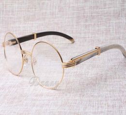 2019 nieuwe retro frame highend fashion mixedangle bril 7550178 mannelijke en vrouwelijke modellen ronde bril maat 5722135mm8454640
