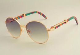 2019 nouvelles lunettes de soleil à monture ronde 19900692 lunettes de soleil rétro mode pare-soleil couleur naturelle temple en bois lunettes de soleil9320906