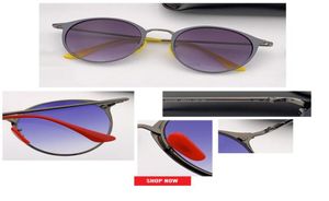 2019 Nouveau cadre métallique rond Qualité alliage Men de soleil Lunettes de soleil Top Brand Design Circle Male UV Protection Miroration Sun Glasses Driv1075346