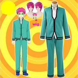 2019 Nuevo Saiki Kusuo no Psi Nan The Disastrous Life K -Nan Uniforme Disfraz de Halloween Cosplay Hermoso vestido para niñas lindas Conjuntos Y207y