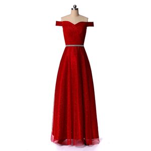 2019 nouvelles robes de bal de soirée longues sexy en mousseline de soie une ligne perlée grande taille longueur au sol robe de soirée formelle QC1244