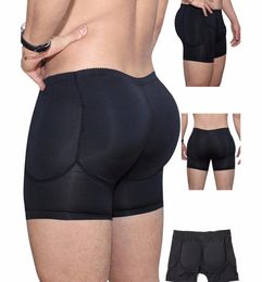 2019 New Sexy Men039s Hips Men de sous-vêtements Boxer Sous-vêtements améliorant la hanche Sponge Sweat Breathable Light for Men Boxersxxxl1822785
