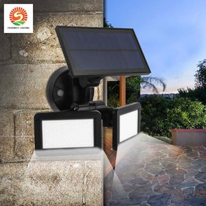 2019 Nieuwe Solar Radar Sensor Wandlampen 360 Graden Inductie Wandverlichting 48LED Solar Street Lamps