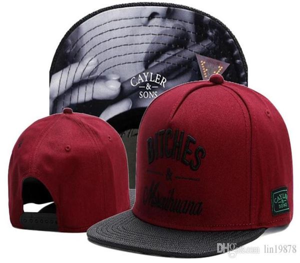 2019 Nouveaux fils Bitches Leather Brand Brand Baseball Snapback Caps Hat pour hommes Femmes Sports Hip Hop Bone Gorras Fashion Mens Womens2491758