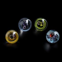 Univers Galaxy Space Terp Slurper Perles Accessoires Pour Fumer 20mmOD Billes De Verre Pour Bord Biseauté Quartz Banger Nails Bongs À Eau Dab Rigs Pipes