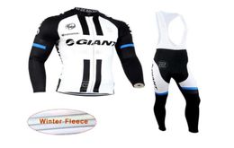 2019 NIEUW team Fietsen Winter Thermische Fleece jersey (bib) broek sets heren Lange Mouwen fiets maillot roupa ciclismo fengsky2817168