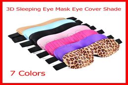 2019 Nieuwe Vision Care 3D Natuurlijke Oog Slaapmaskers Eye Cover Schaduw Reizen Eyepatch 7 Kleuren DHL 9871126