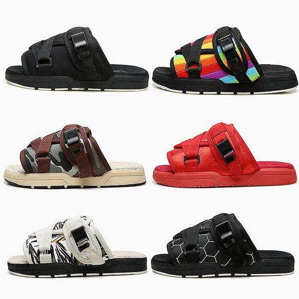 2020 nouveau Visvim pantoufles hommes femmes amoureux mode chaussures pantoufles plage hip-hop rue sandales meilleurs pantoufles d'extérieur