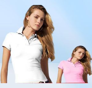2019 Nieuwe Dames Merk Kleding Korte Mouw Revers Business vrouwen Polo Shirt grote Krokodil Borduren Katoen Vrouw Polo Shirt5560744