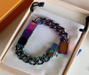 2019 Nieuwste ontwerp Mans armband Hoge kwaliteit legering gesp armband voor man en vrouw voor cadeau maat 19 cm Met doos7978698