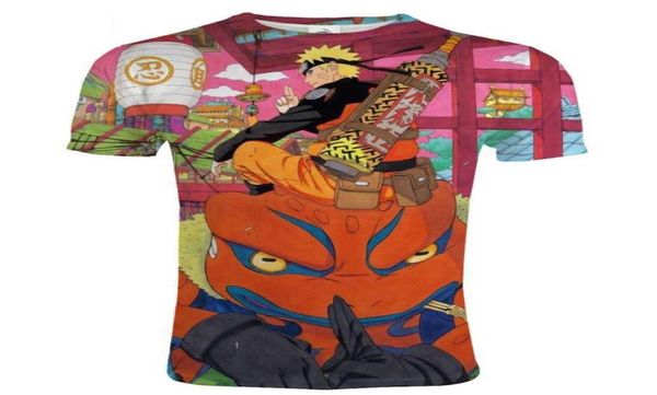 Camiseta con estampado 3D de Harajuku para hombre y mujer, camiseta de manga corta, camisetas de verano, camiseta Kakashi de talla grande 2019 2793840