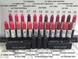 2019 nieuwste laagste eerste MEKEUEP glans lippenstift rouge a Levres 3G 25pcs gratis verzending