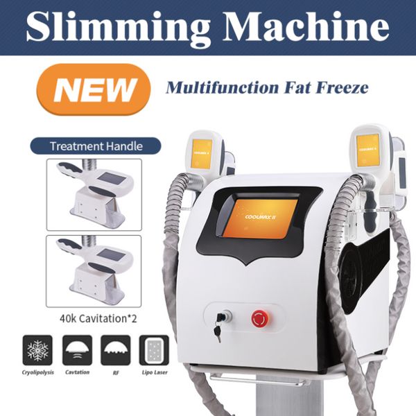 2023 Non Invasive Dual Cold Body Sculpting Freeze Cool Tech Hot Message Cryo Machine amincissante pour une utilisation en salon