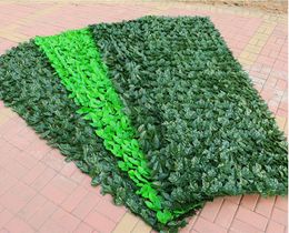 2019 plastic 3m / 5m kunstmatige planten hek decor tuin tuin voor thuis muur landscaping groene achtergrond decor kunstblaadje tak netto