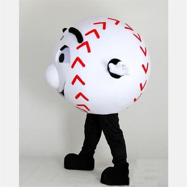 2019 Usine professionnelle Baseball Sport Team Cheerleading School Mascot Costume Adulte Size285t