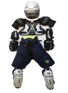 Equipo de hockey sobre hielo profesional Conjunto completo para niños y adultos Servicio OEM disponible para portero Guantes de portero Codo de rodilla