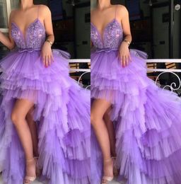 2019 paarse prom -jurken Hilo Quinceanera -jurken Dubai Arabische luxe kathedraal trein zoete meid 16 jurk maskerade baljurk1414720