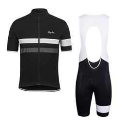 2019 Rapha Summer Mens Short Sleeve Cycling Jersey Bike Draag Kleding Set Set MTB Uniform Pro Cycling Clothing Bicycle Maillot CuLO323H