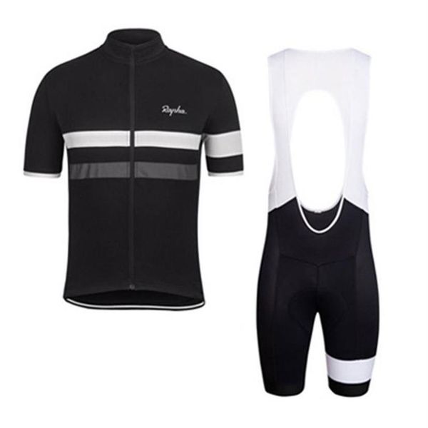 2019 RAPHA été hommes à manches courtes maillot de cyclisme vêtements de vélo vêtements bavoir SET uniforme VTT PRO vêtements de cyclisme vélo Maillot Culo308D
