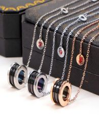 Collier de couleur argenté en or rouge 2019 pour femmes bijoux de costume de collier vintage avec coffret d'origine7890814