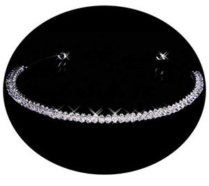 2019 Strass Kristal Bruiloft Prom Homecoming Kronen Band Prinses Bruids Tiara's Haaraccessoires Mode Op maat gemaakt1911406