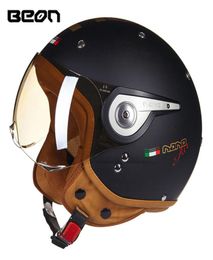 2019 Venta de Beon Racing Motorcycle Good Design Helmet Safety Helmet retro casco por cuatro temporadas hombre y mujer2433783