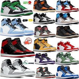 2024 basketbalschoenen voor heren 1 Designer sneakers 1s Lucky Green Prototype University Blue Black Toe chicago Taxi Obsidian UNC iglo Palomino damessneakers Seafoam