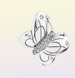 2019 primavera 925 joyería de plata esterlina cuentas decorativas de mariposa se adapta a pulseras collar para mujeres DIY Making2597476