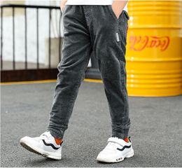 2019 Spring and Automne New Fashion Jeans Girl Girls Children Baby Baby Grey Pantal
