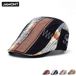 2019 Primavera Verano Boina Sombrero Gorras Para Hombres Peaky Blinder Gorras de béisbol Camo Czapki Boina Boinas Padre Sombreros Boinas Para mujer J220722