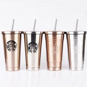 2019 Starbucks Vacuüm Geïsoleerde Reizen Koffiemok Rvs Tumbler Zweet Koffie Thee Cup Thermosfles Waterfles C19254C