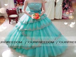 2019 PRACHTIGE LAAT QUINceanera -jurken Strapless avondfeest Prom jurken kristallen formele prom jurk op maat gemaakte 2866869