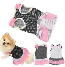 2019 Summer Dog Dress Pet Ropa para perros para ropa de novia pequeña Cabeza de cachorros de la ropa de primavera Jean Pet Ropa XSL18829528